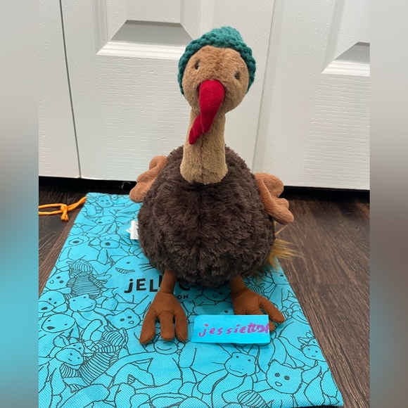 Jellycat Other - Jellycat Theo Turkey Gift Thanks giving Plush W/dust Bag 100%Authentic NWT US